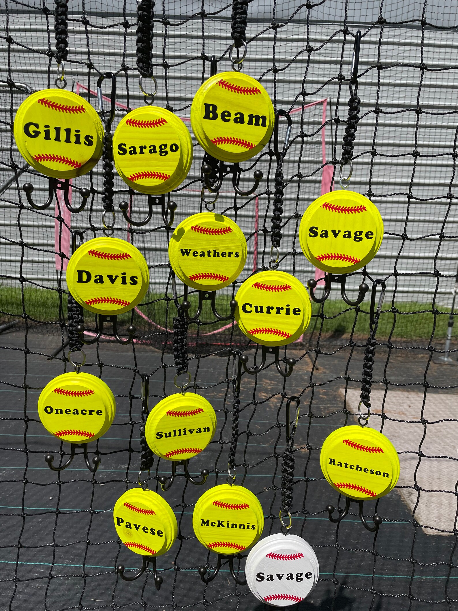 Softball / Baseball Dugout Helmet Holder Organizer Gift Etsy