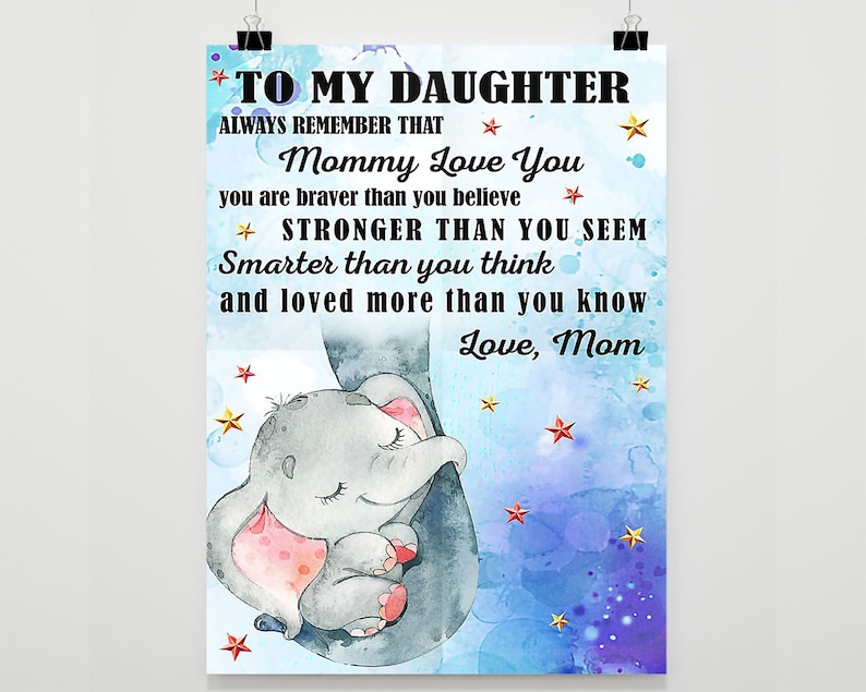 Elephant Husband Poster Love Wife I Love You Forever /& Always Inspiration Quote