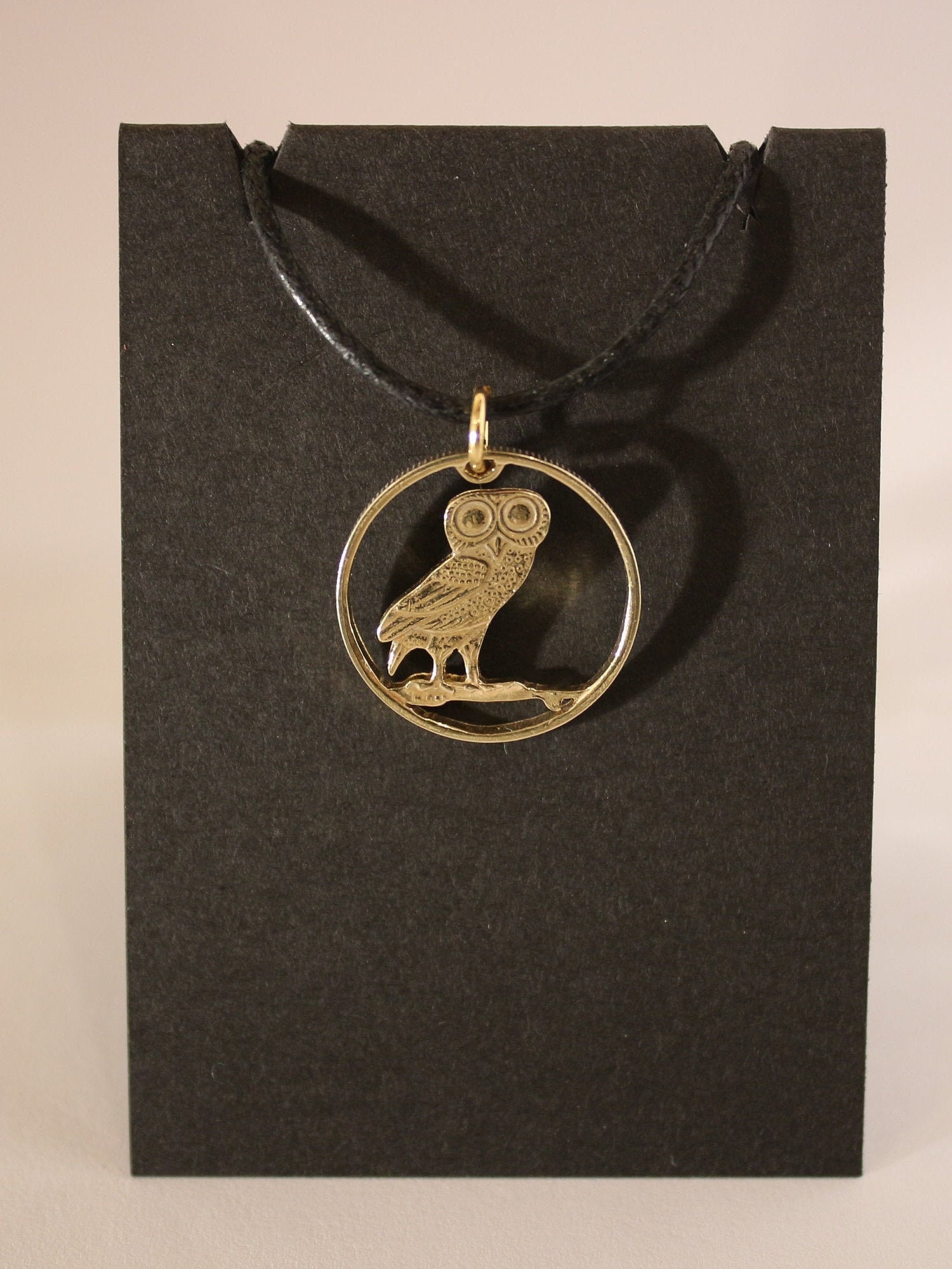 Hand cut Two Drachma Owl of Athena coin