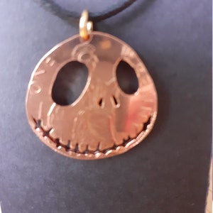 Hand cut Jack Skellington pre decimal Penny