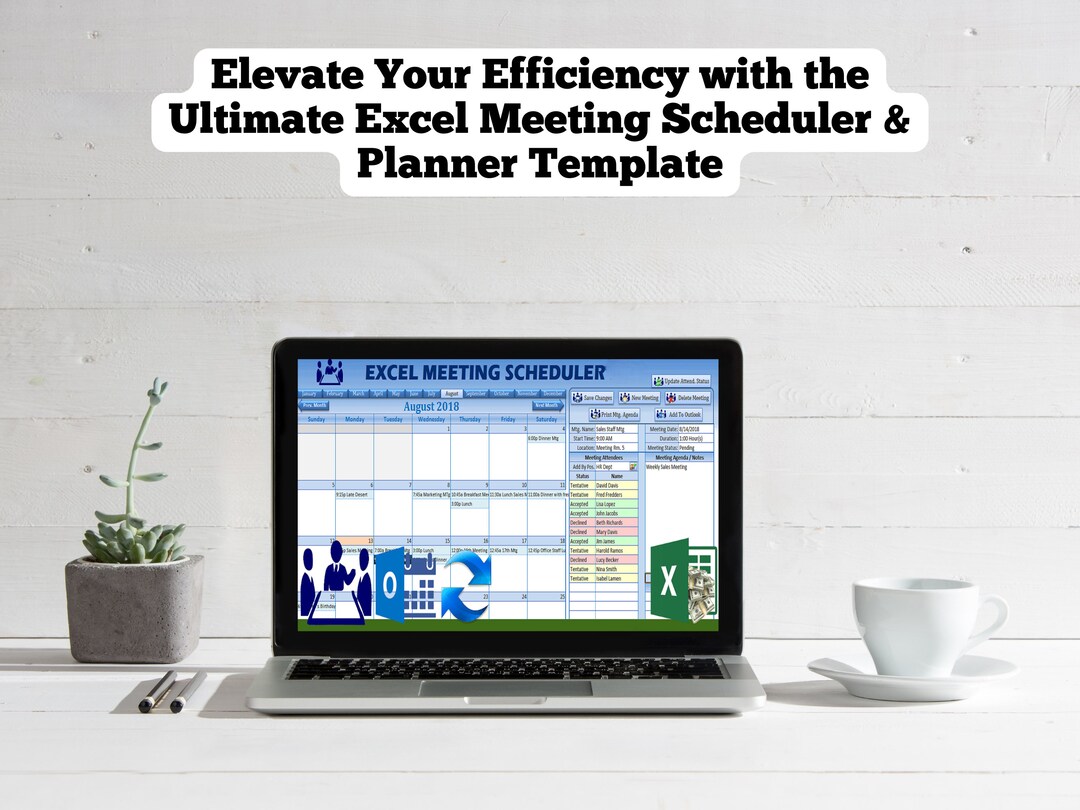 Magical Excel Meeting Organizer Planner & - Etsy New Zealand