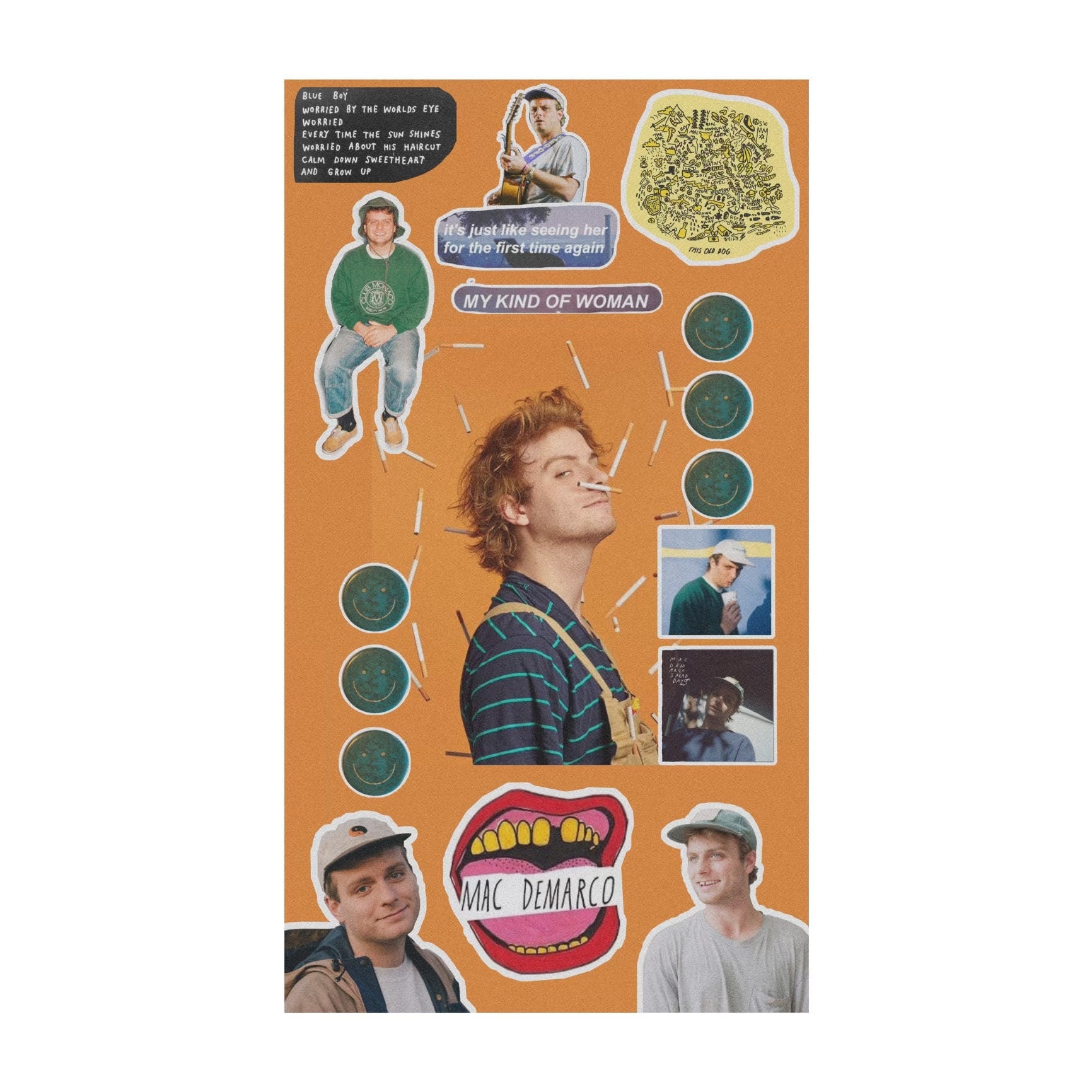 Mac Demarco - Artist Poster | Digital Download Print | Wall Art - Etsy
