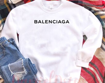 balenciaga sweatshirt etsy