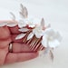 see more listings in the White Flower Headpieces section