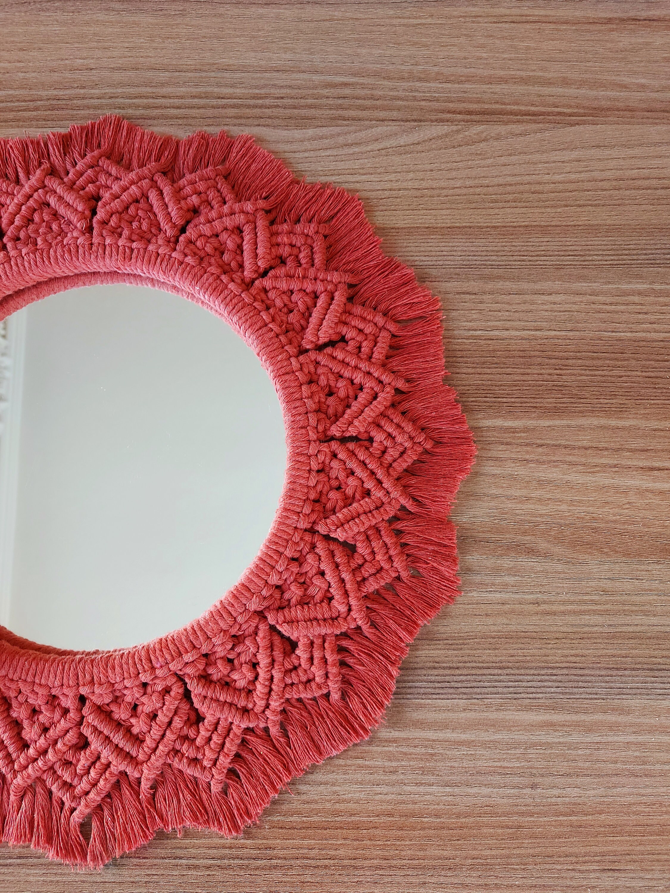 Macrame Wall Hanging,macrame Mirror Wall Hanging,macrame Decor,bohemian