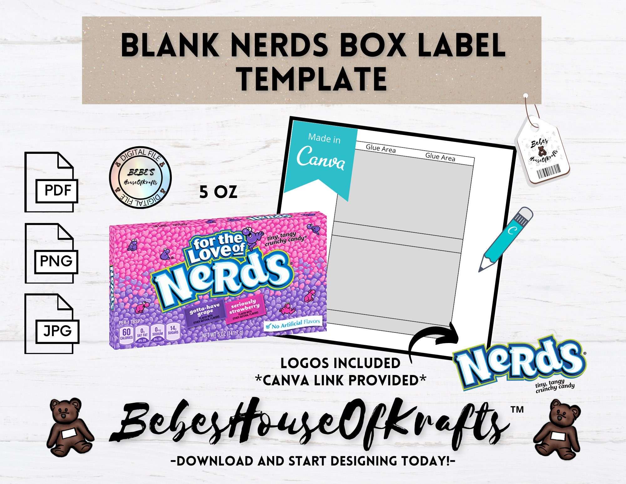 nerds box template