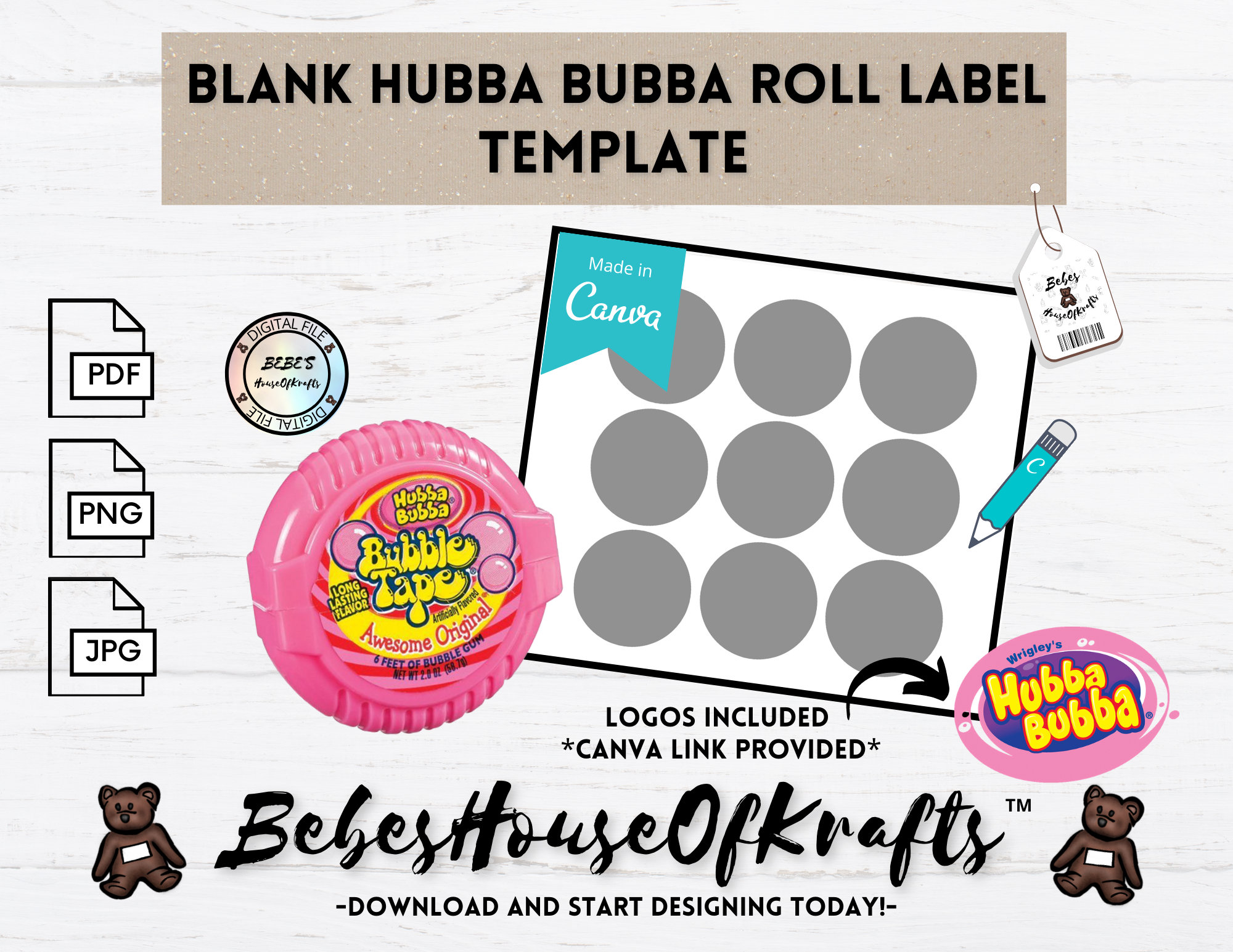 2oz Bubble Gum Tape Template Bubble Gum Label Template Printable Ms 2oz Bubble Gum Tape Template Bubble Gum Label Template Printable Ms