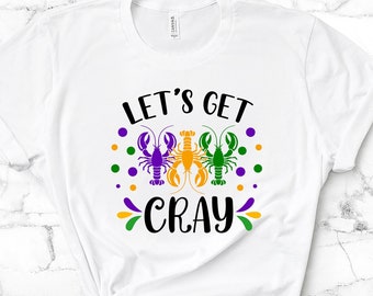 Doryti Lets get Cray Mardi Gras 2019 Funny Women Sweatshirt tee