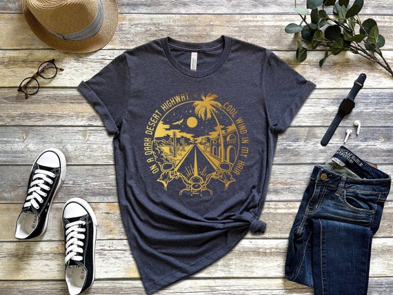 Dark Desert Highway Shirtscamping Shirts Retro Highway - Etsy