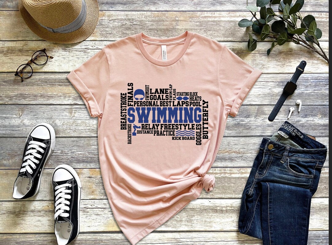 Funny Swimming Shirt, Beach T-shirt, Summer Vacation T Shirt, Swim Team ...