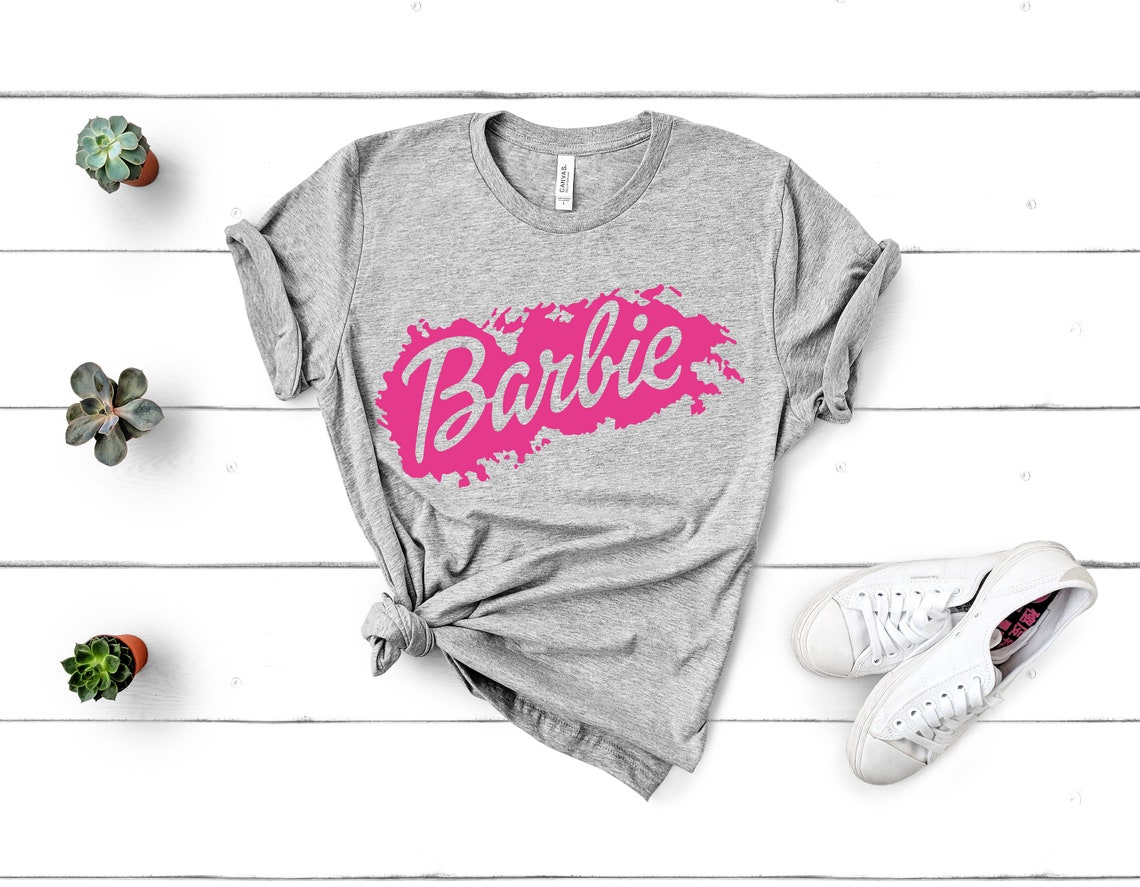 Camisa de barbie Camisa de niña Camisa rosa Camisas de | Etsy