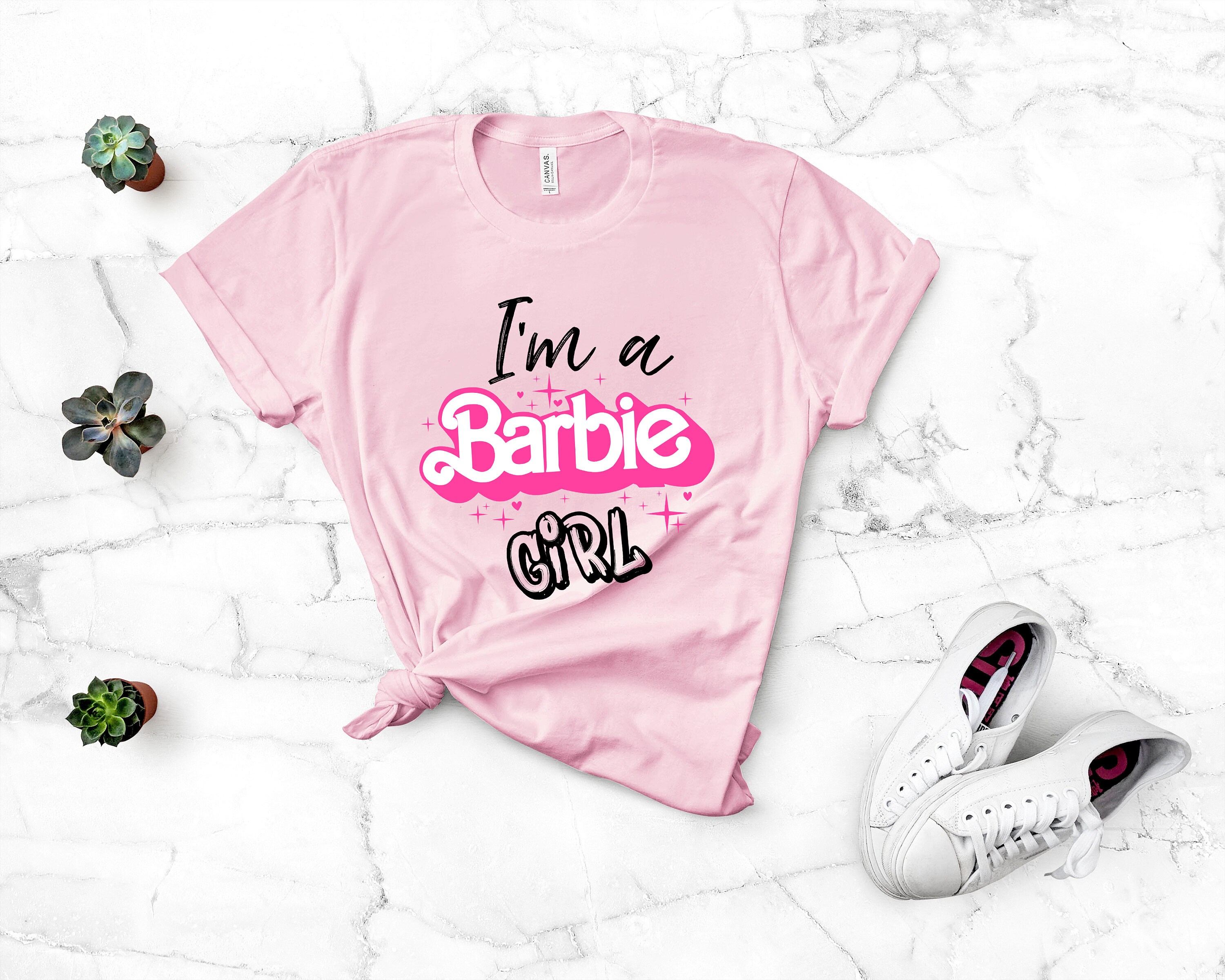 Barbie Shirt Little Girl Shirt Pink Shirt Party Shirts Etsy