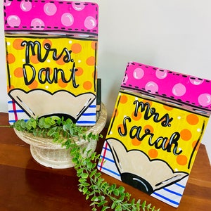 Pencil teacher clipboard