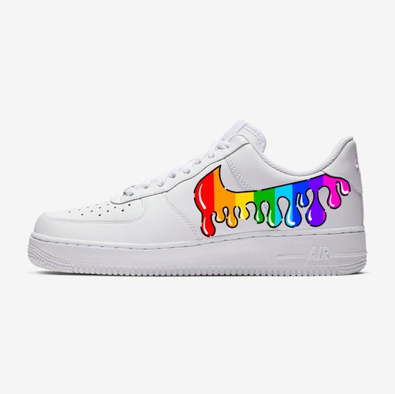 air force 1 rainbow drip