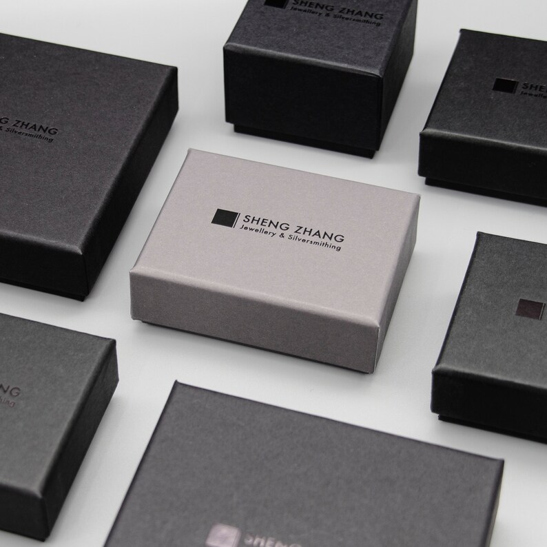 Tiny Rectangle Stud Earrings Textured /& Oxidised Sterling Silver