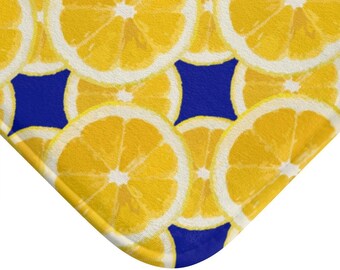 Lemon Bath Decor Etsy