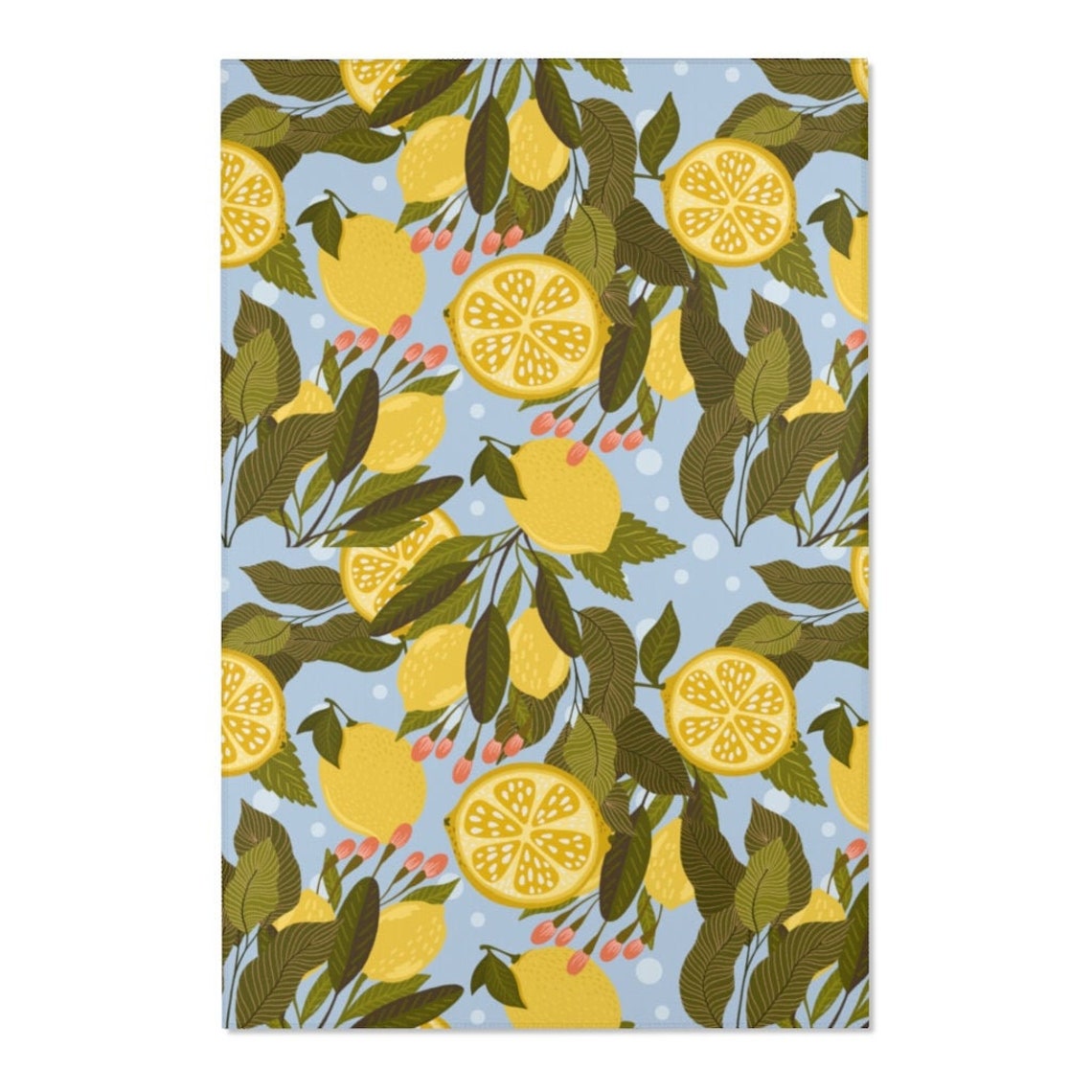 Lemon Rug Kitchen Rug Floor Rug Laundry Rug Farmhouse Rug Etsy