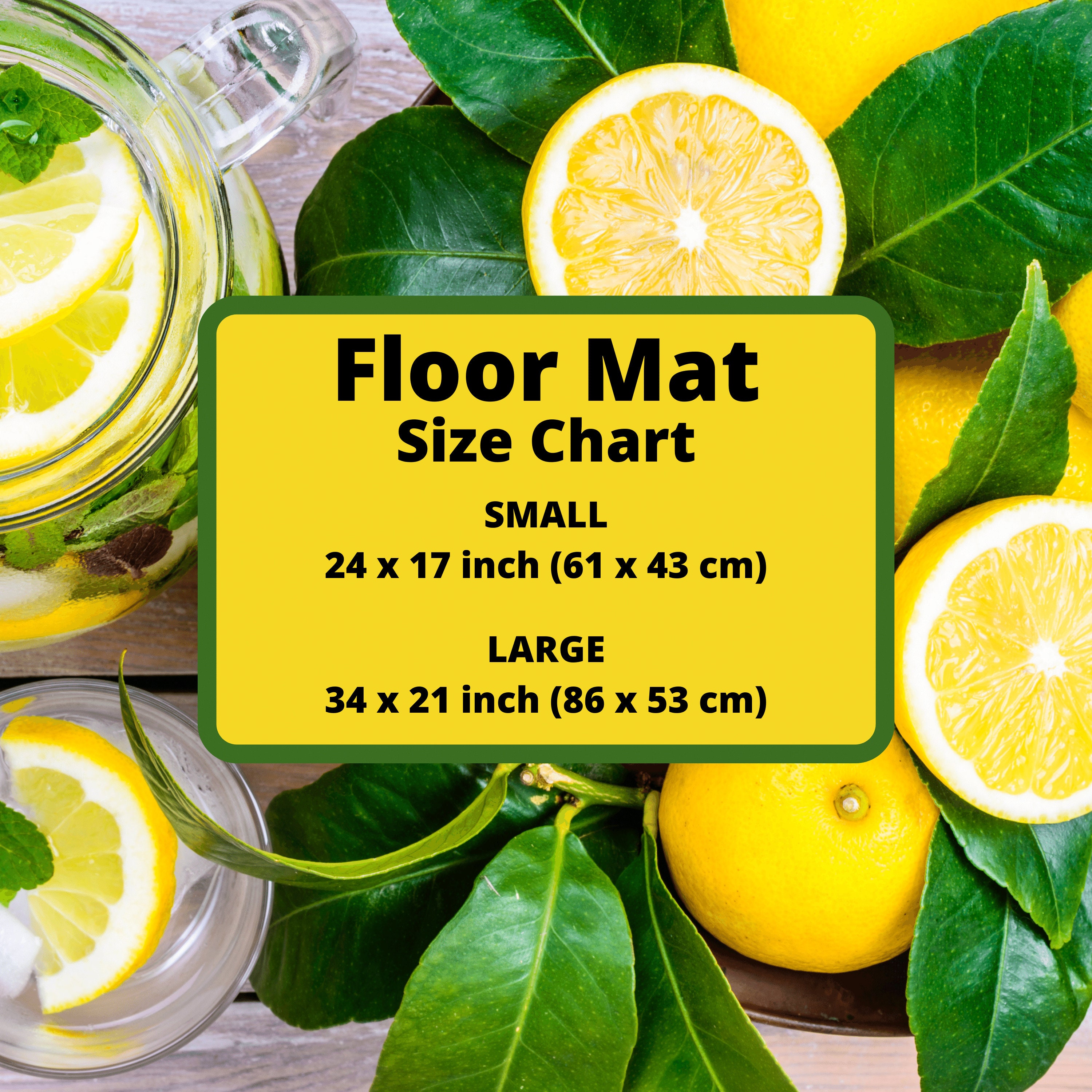 Rosa Lemonade Matte Zitronen Badematte Zitronen Küchenmatte | Etsy