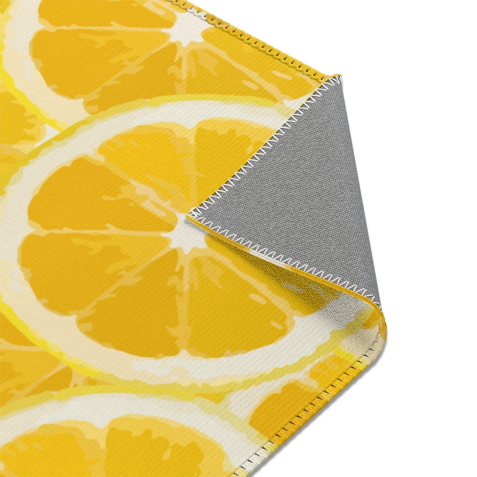 Lemon Rug Kitchen Rug Floor Rug Laundry Rug Farmhouse Rug Etsy