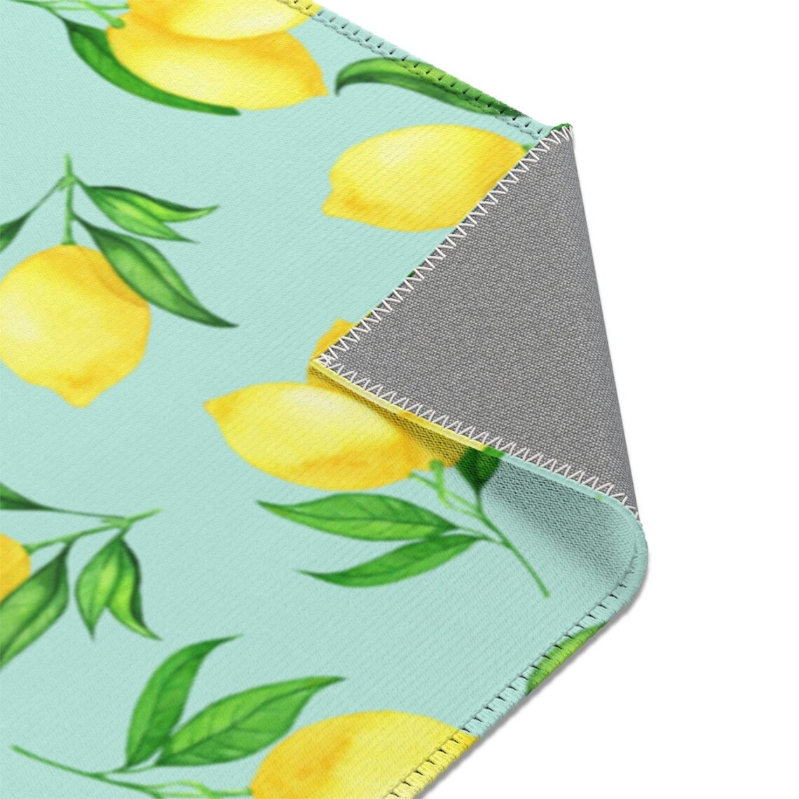 Lemon Area Rug Lemon Kitchen Area Rug Lemon Bathroom Area Etsy