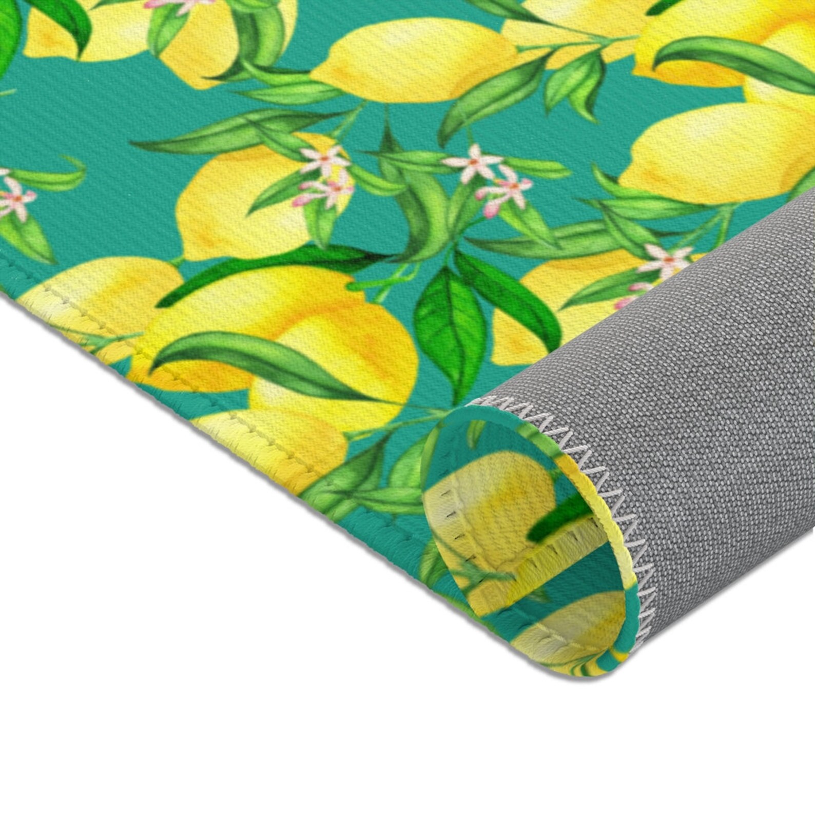 Lemon Area Rug Lemon Kitchen Area Rug Lemon Bathroom Area Etsy