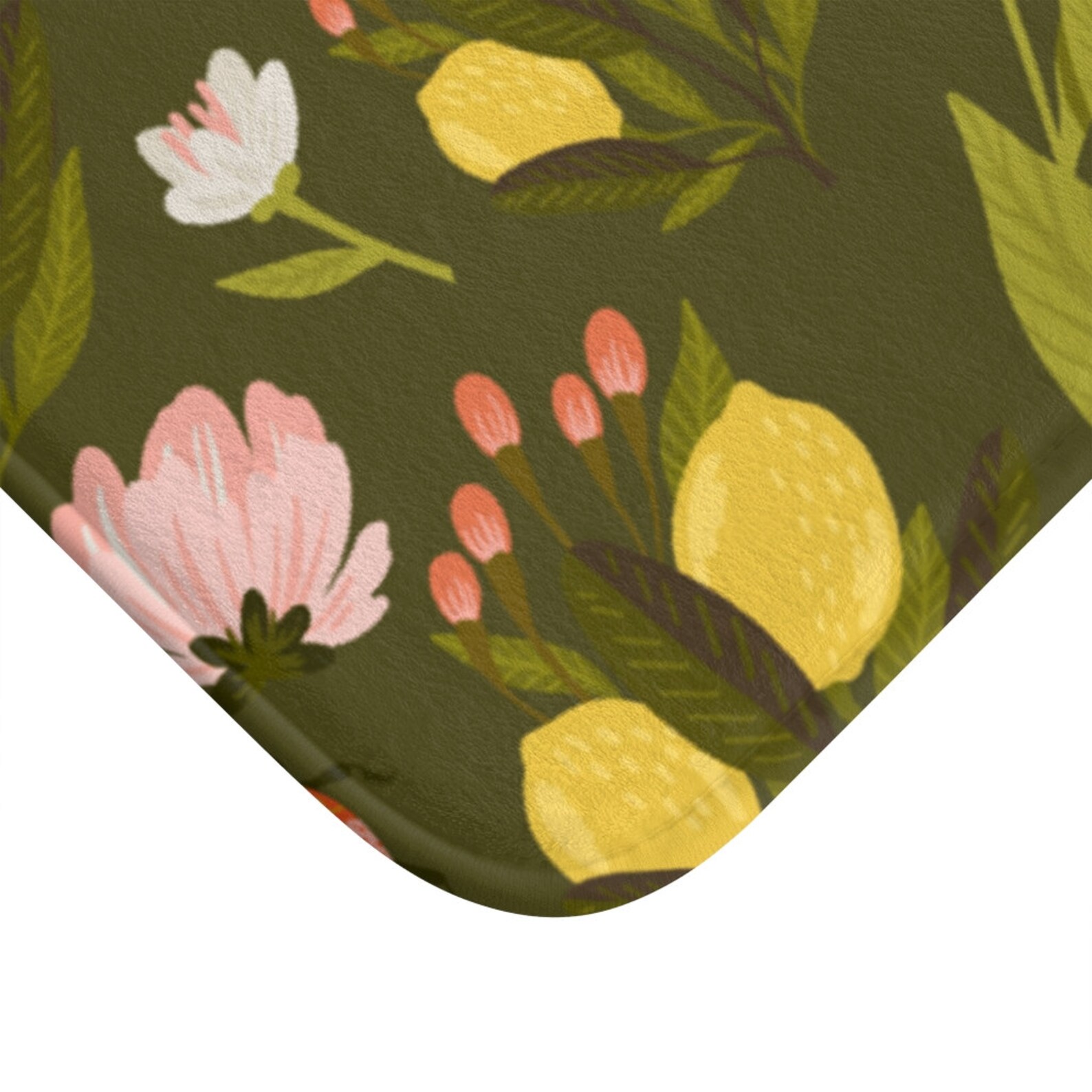 Lemon Wild Matte Zitronen Badematte Zitronen Küchenmatte | Etsy