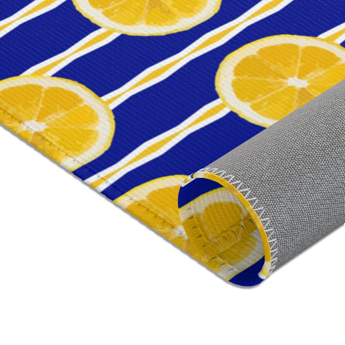 Rugs Lemon Area Rug Modern Farmhouse Decor Country Home Etsy