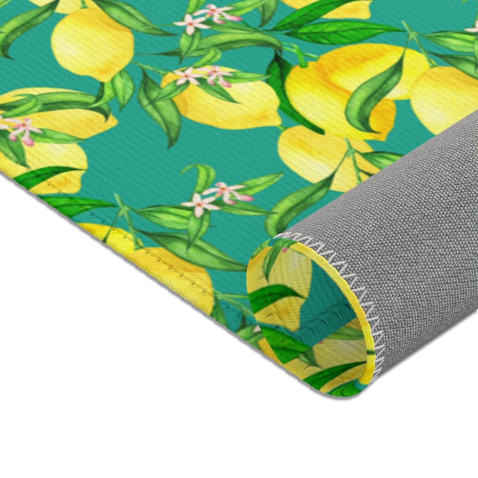 Lemon Area Rug Lemon Kitchen Area Rug Lemon Bathroom Area Etsy