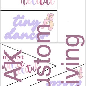 Dance Recital Gifts for Girls, Recital Bouquet, Dance Pennant Banner, Recital Gifts, Pennant Flag, Recital Gifts for Kids