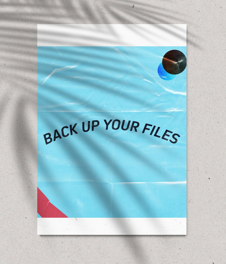 Back Up Your Files Print