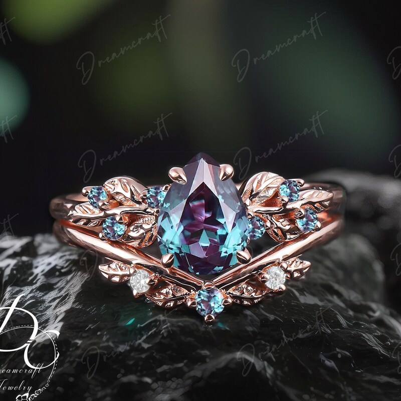 Alexandrite Ring - Etsy UK