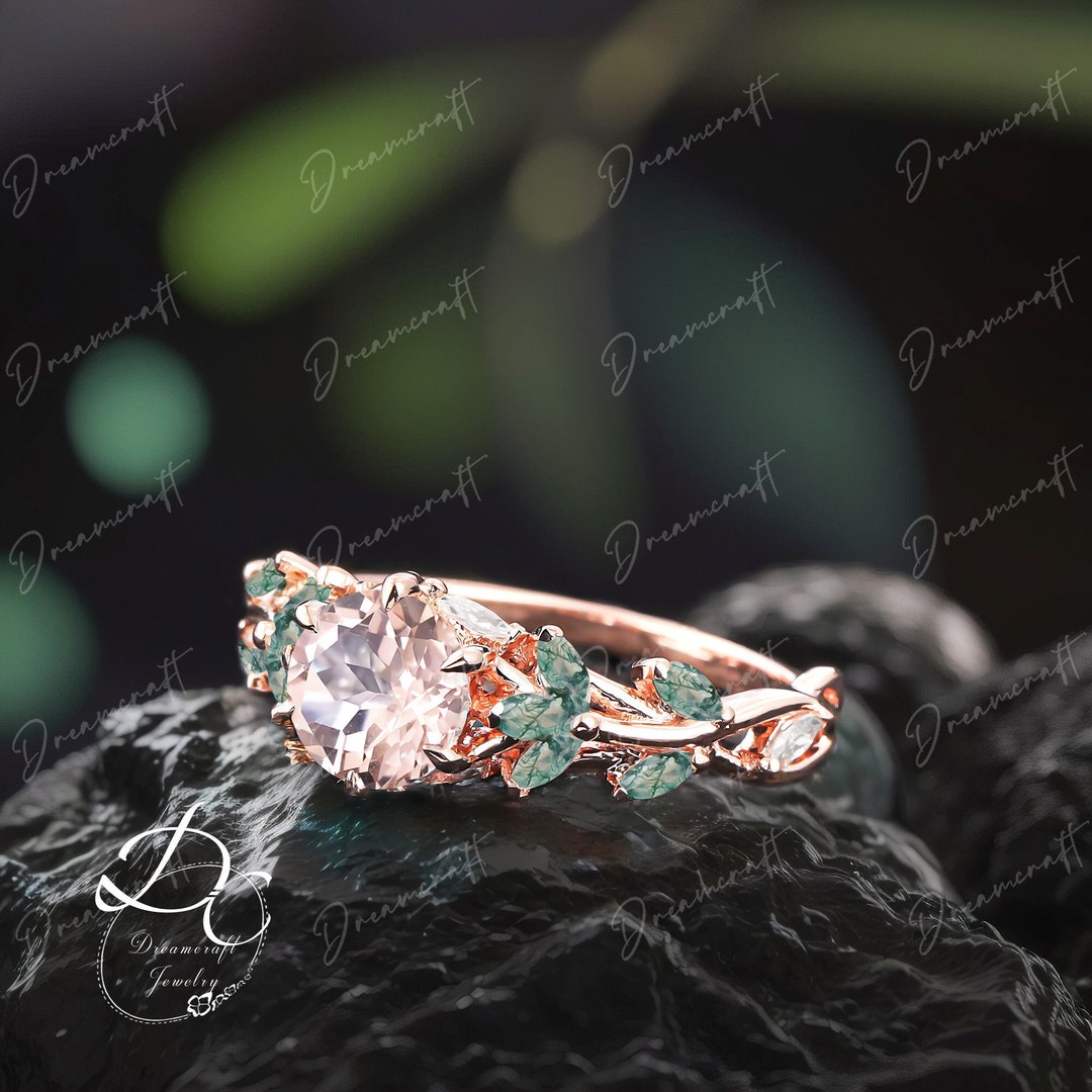 Bague En Argent Massif 925 Avec Morganite Naturelle Rose 15x12mm - Taille Réglable 52-59
