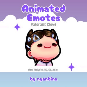 Valorant Clove Animated Pop Emote • Twitch, Discord, YouTube