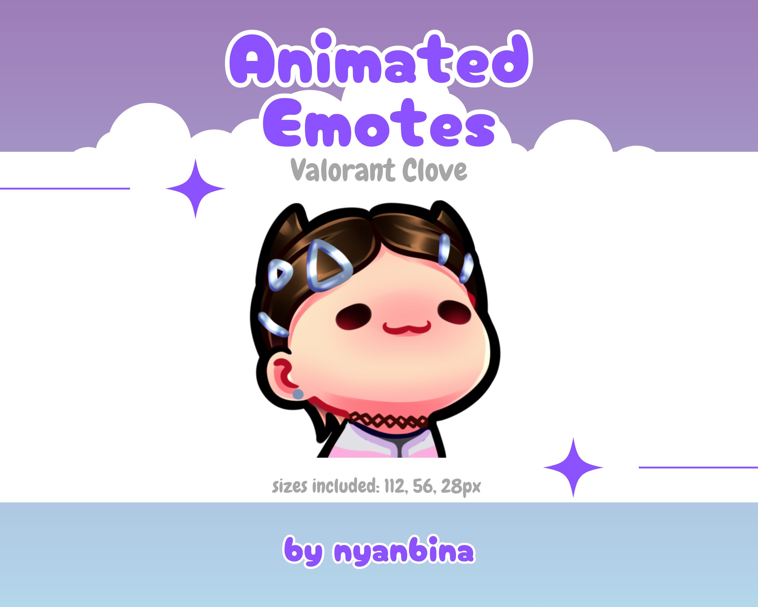 Valorant Clove Animated Pop Emote • Twitch, Discord, YouTube
