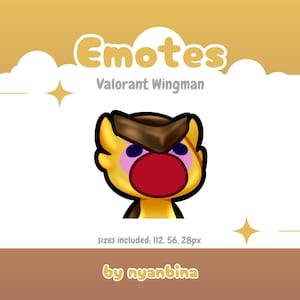 Valorant Wingman Animated Pop Emote • Twitch, Discord, YouTube