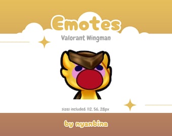 Valorant Wingman Animated Pop Emote • Twitch, Discord, YouTube