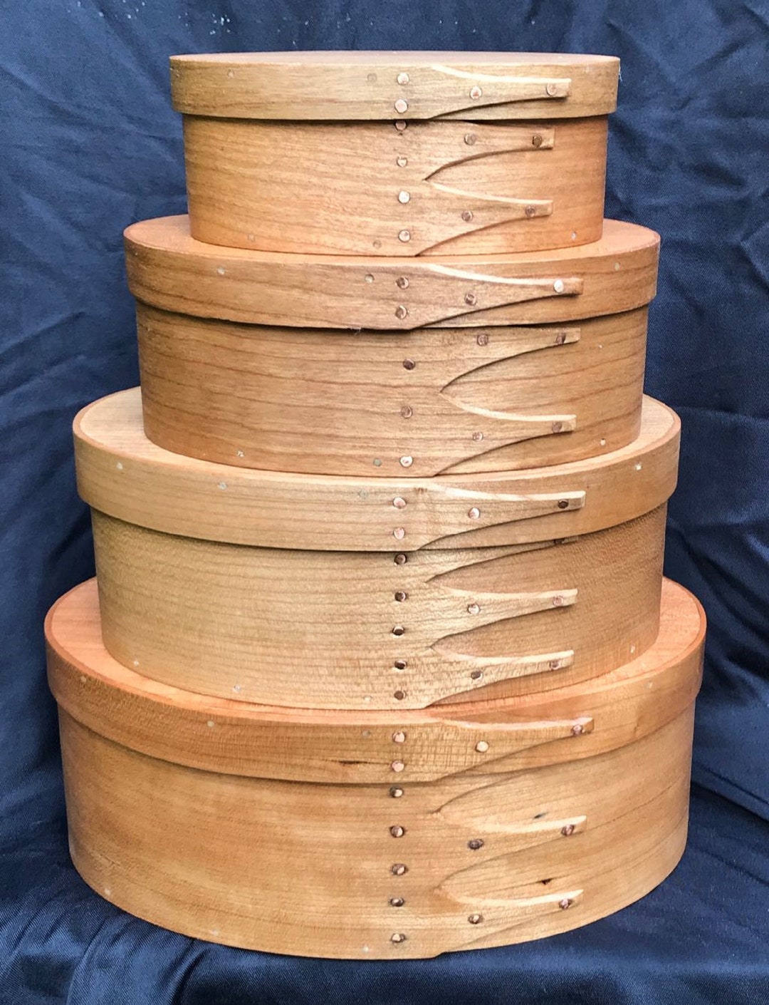 Cherry Shaker Oval Boxes Set of 4 Sizes 1-4 Made to Order - Etsy Cherry Shaker Oval Boxes Set of 4 Sizes 1-4 Made to Order - Etsy