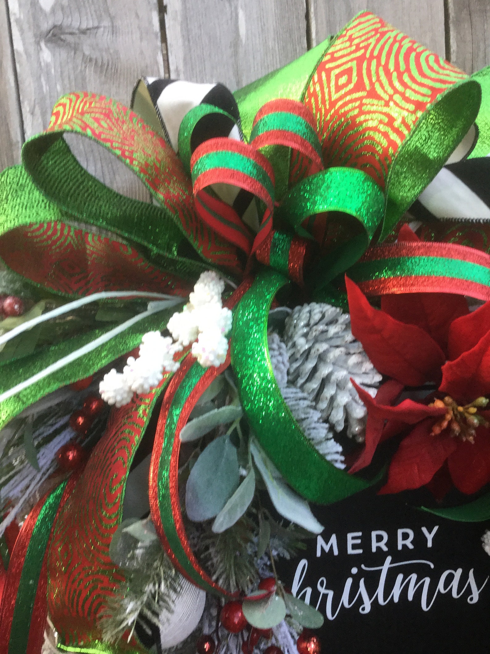 Traditional Christmas Wreath Classic Christmas Wreath Etsy