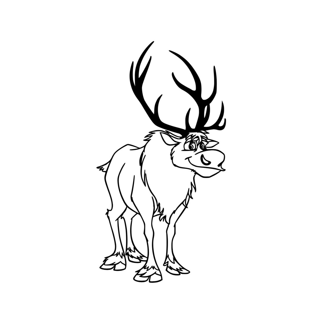 Sven Decal Frozen Decal Sven Car Decal Disney Frozen Etsy