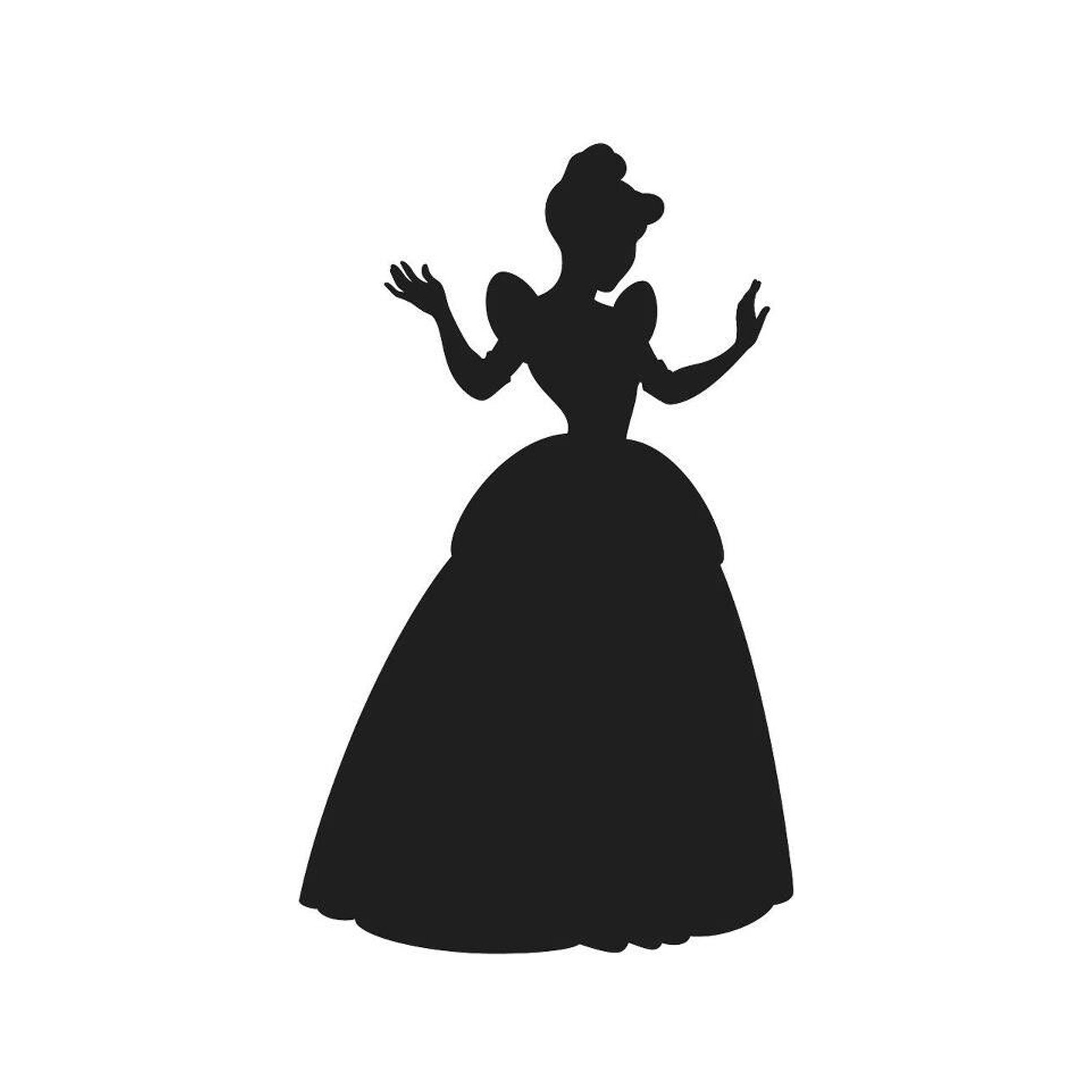 Cinderella Decal Cinderella Dancing Decal Disney Etsy