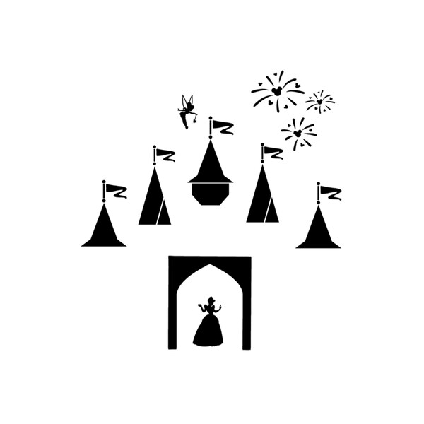 Cinderella Decal Etsy