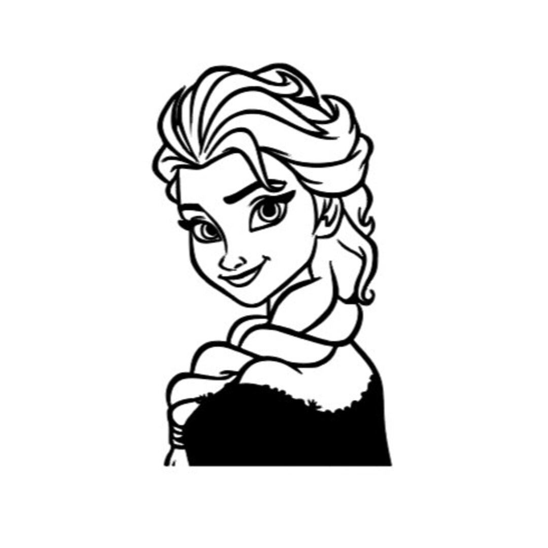 Elsa Decal Frozen Elsa Decal Elsa Car Decal Disney Frozen Decal Disney