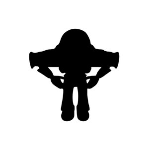 Buzz Decal | Buzz Lightyear Decal | Toy Story Decal | Buzz Lightyear Standing Sticker | Disney Toy Story | Disney Decal