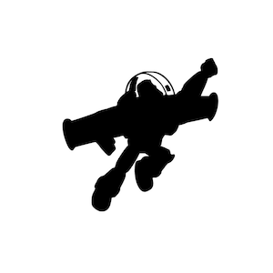 Buzz Decal | Buzz Lightyear Decal | Toy Story Decal | Buzz Lightyear Flying Sticker | Disney Toy Story | Disney Decal