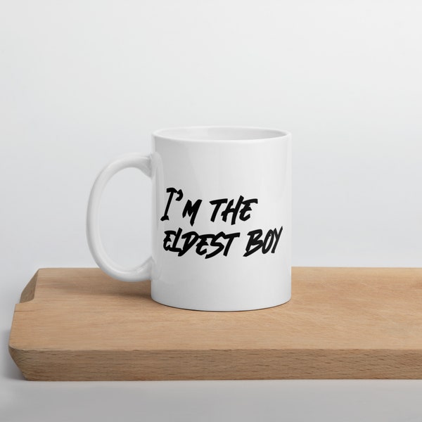 Kendall Roy - "I’m the Eldest Boy" Succession merch - White Mug