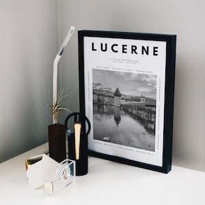 Poster Print Lucerne (Switzerland)