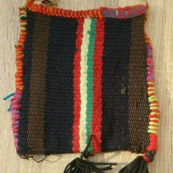 Sac à main bédouin Camel - Chèvre Laine Hand Made Woven in Egypt Sinai 1970'S