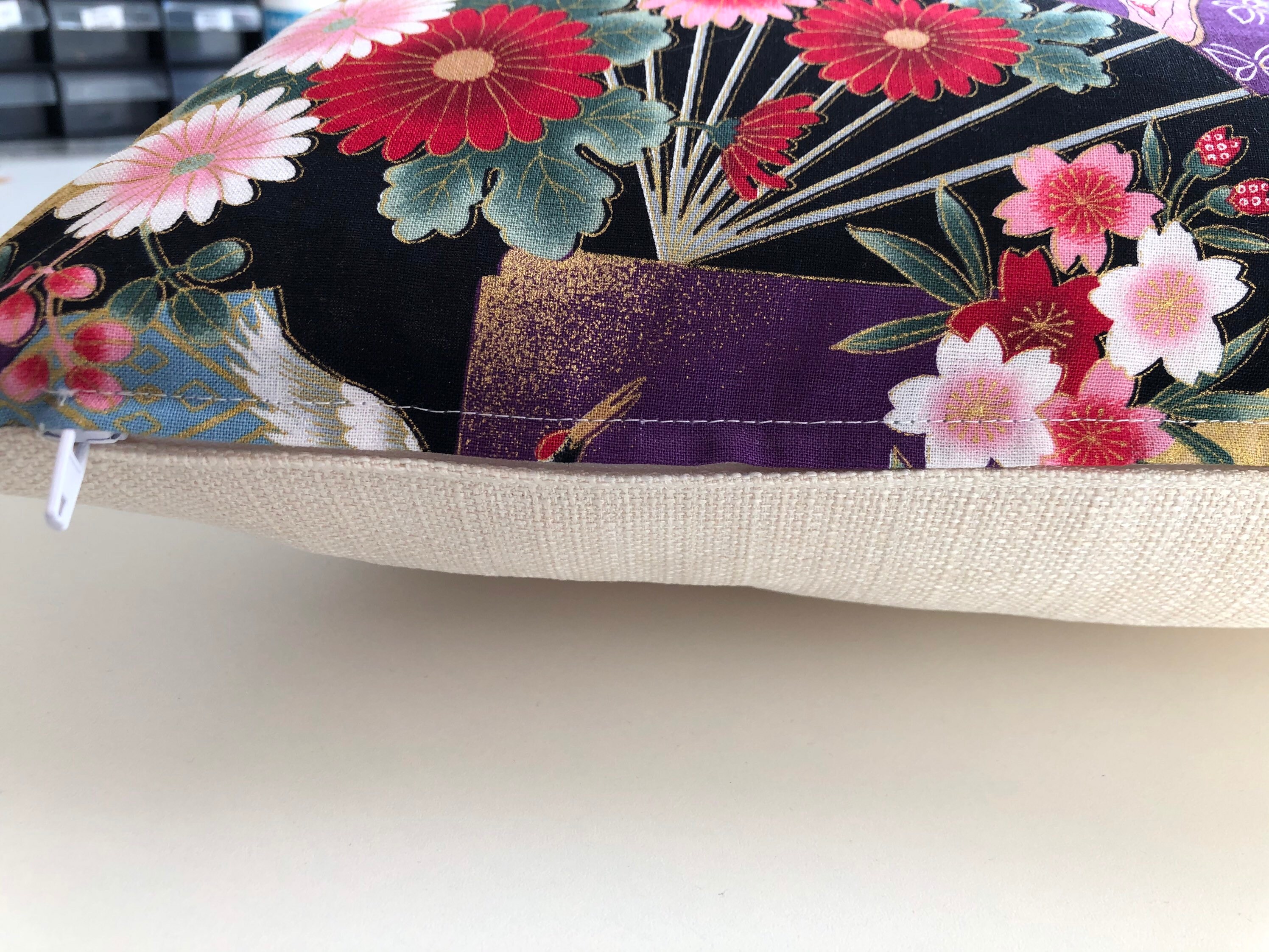 Cushion Covers Bespoke Japanese Cushion Cover Made to Etsy