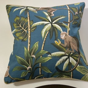 Capuchin Monkey - cushion cover - Made to Order - various sizes