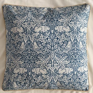 William Morris Brer Rabbit Cushion Cover Navy